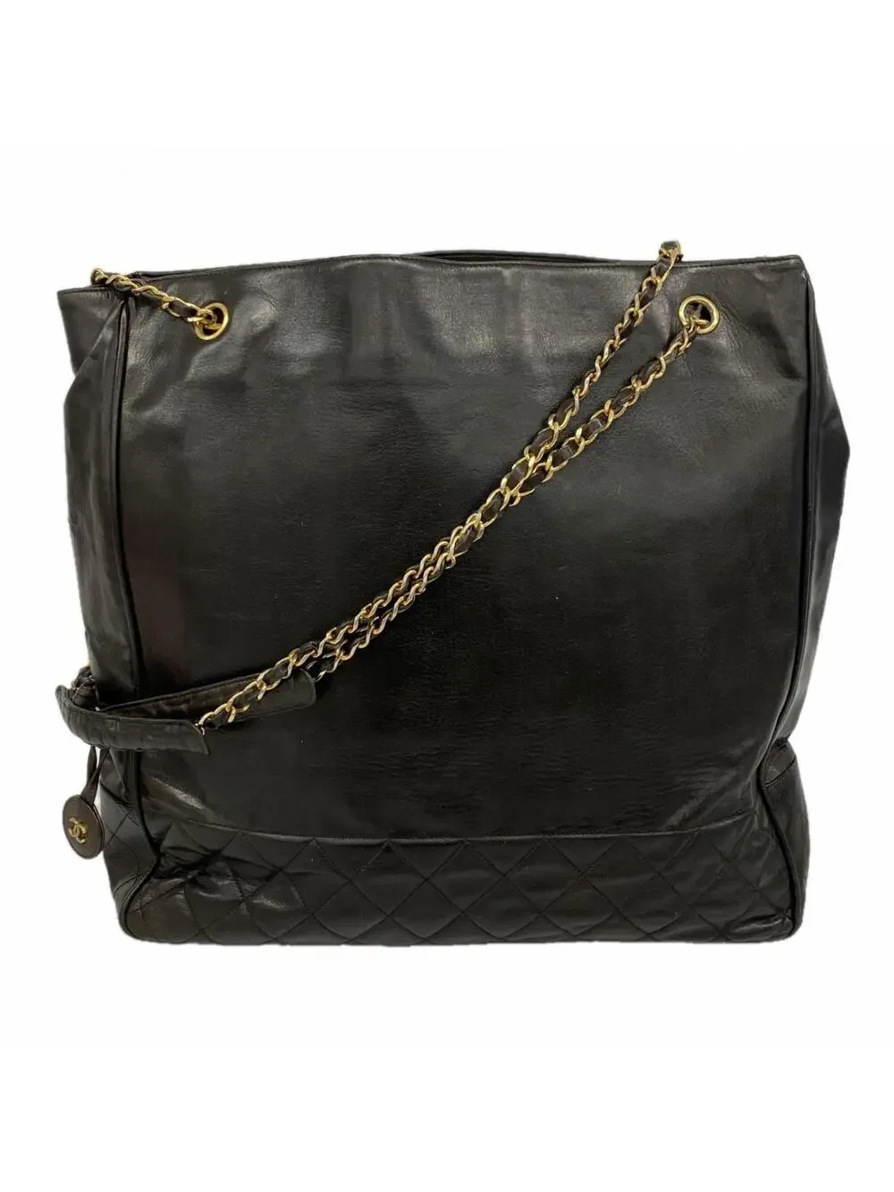 Chanel Vintage Shopping Tote Lambskin #309629C15B